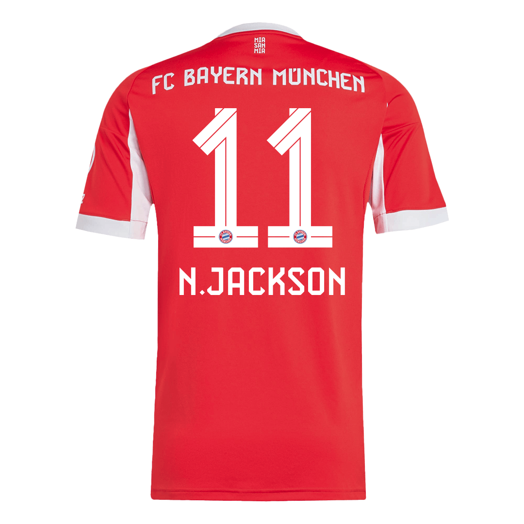 N.JACKSON #11 Heren Bayern Munich Thuis Voetbalshirt 2025/26 [PREMIUM]