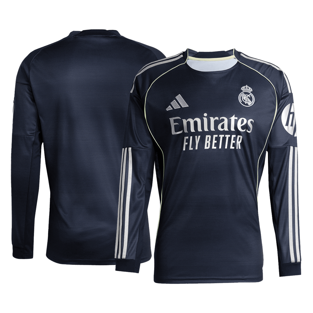 Heren Real Madrid Uit Lange Mouwen Voetbalshirt 2025/26