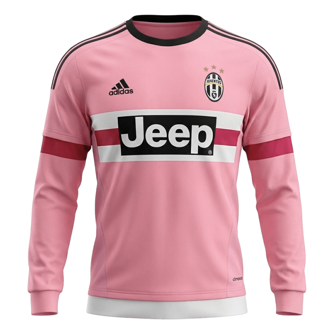 Retro Juventus Uit Lange Mouwen Voetbalshirt 2015/16