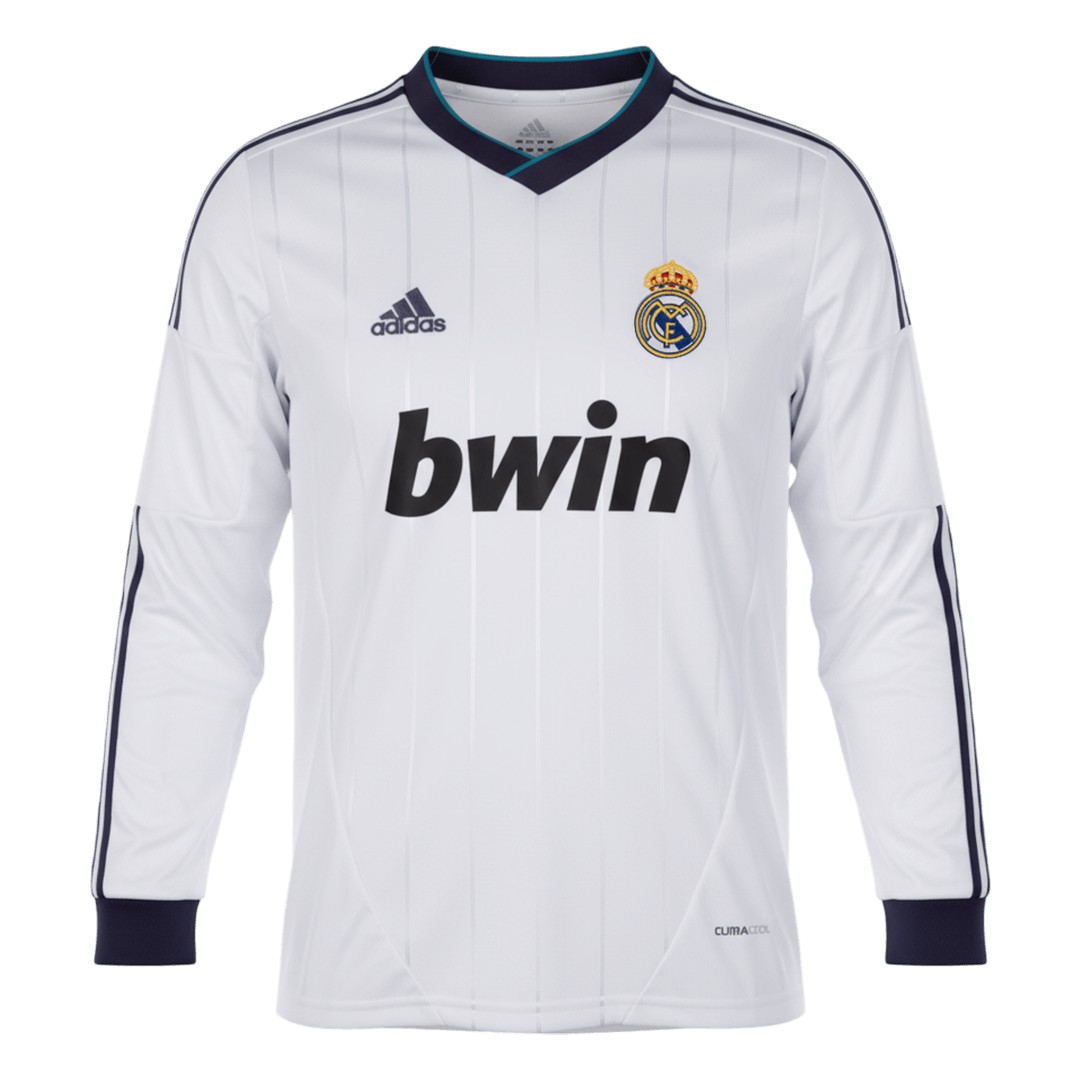 Retro Real Madrid Thuis Lange Mouwen Voetbalshirt 2012/13