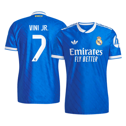 Maillot de football VINI JR. #7 Real Madrid Troisième version 2025/26 - Coupe slim