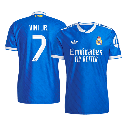 Maillot de football VINI JR. #7 Real Madrid Troisième version 2025/26 - Coupe slim