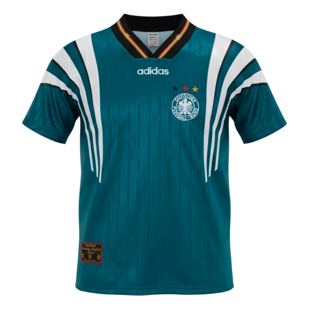 Retro Germany Uit Voetbalshirt 1996/97