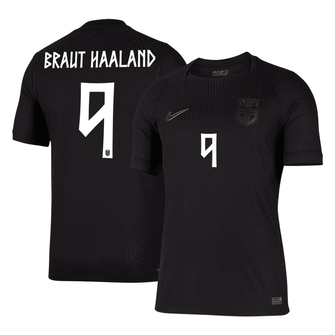 BRAUT HAALAND #9 Noorwegen Spelersversie Uitshirt WK Voetbal 2026 - slim fit