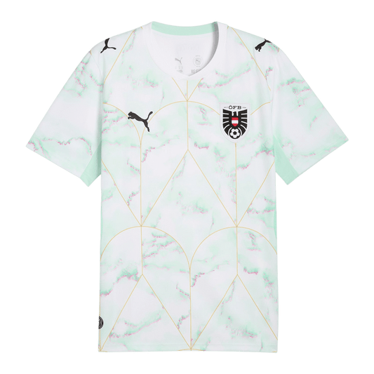 Heren Austria Uit Voetbalshirt WK Voetbal 2026 - voorkant