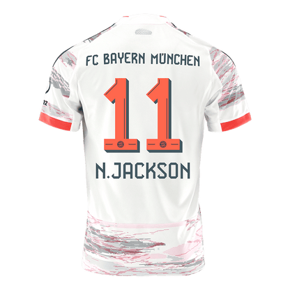 N.JACKSON #11 Heren Bayern Munich Uit Voetbalshirt 2025/26