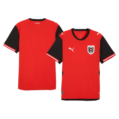 Austria Thuis Spelersversie Voetbalshirt WK Voetbal 2026 - Slim Fit - achterkant
