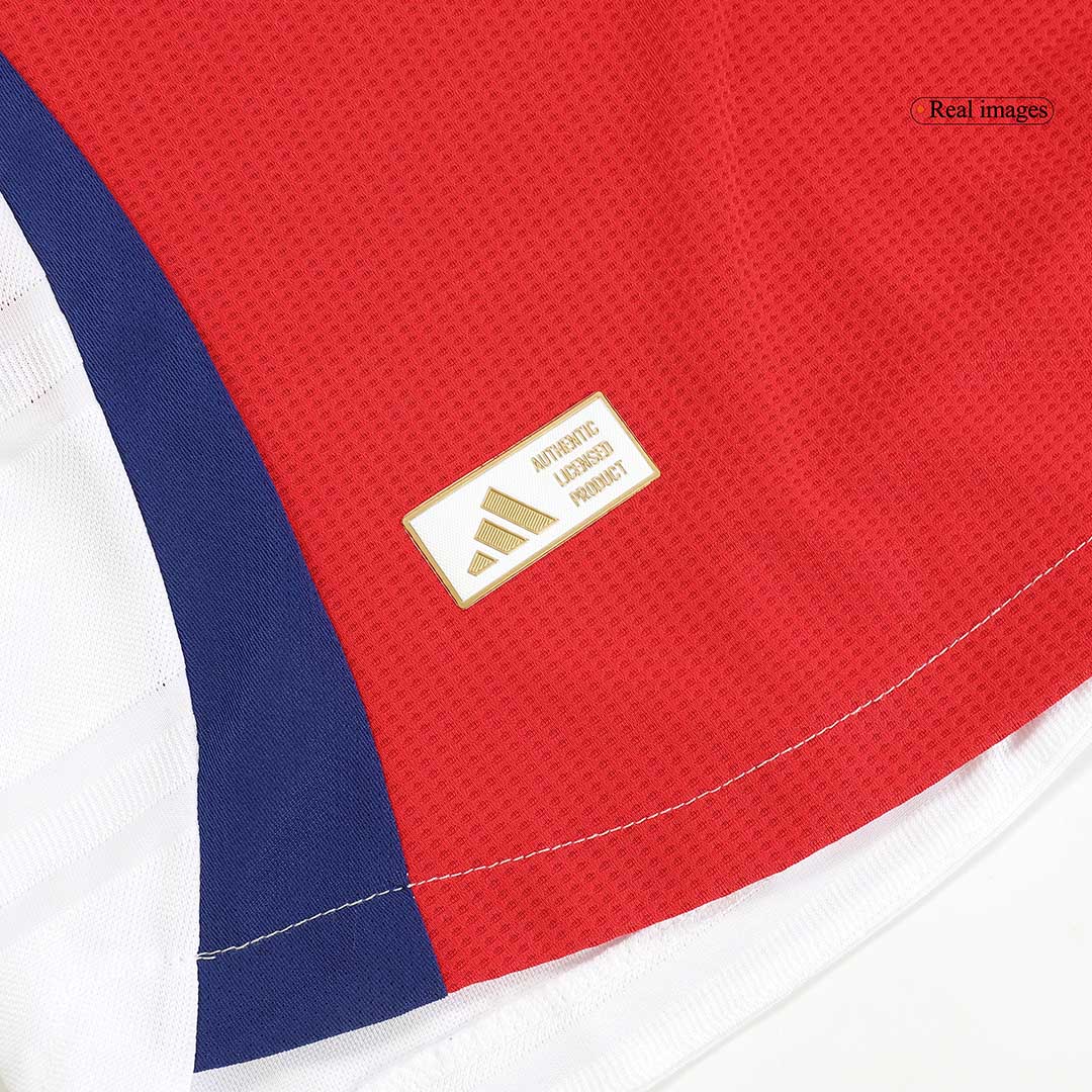 RICE #41 Arsenal Thuis Spelersversie Voetbalshirt 2024/25 - Slim Fit - detail