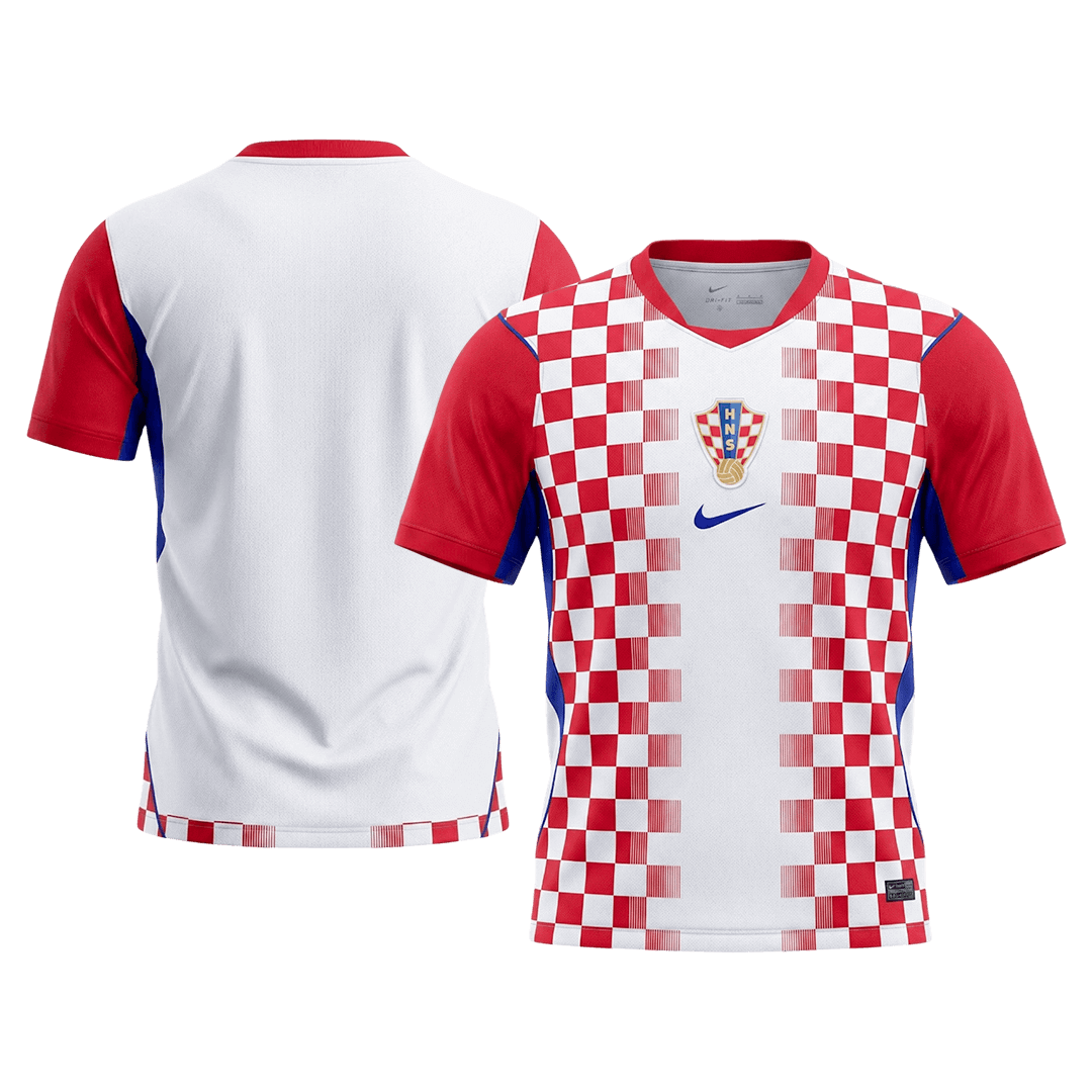 Heren Croatia Thuis Voetbalshirt WK Voetbal 2026 - zijkant