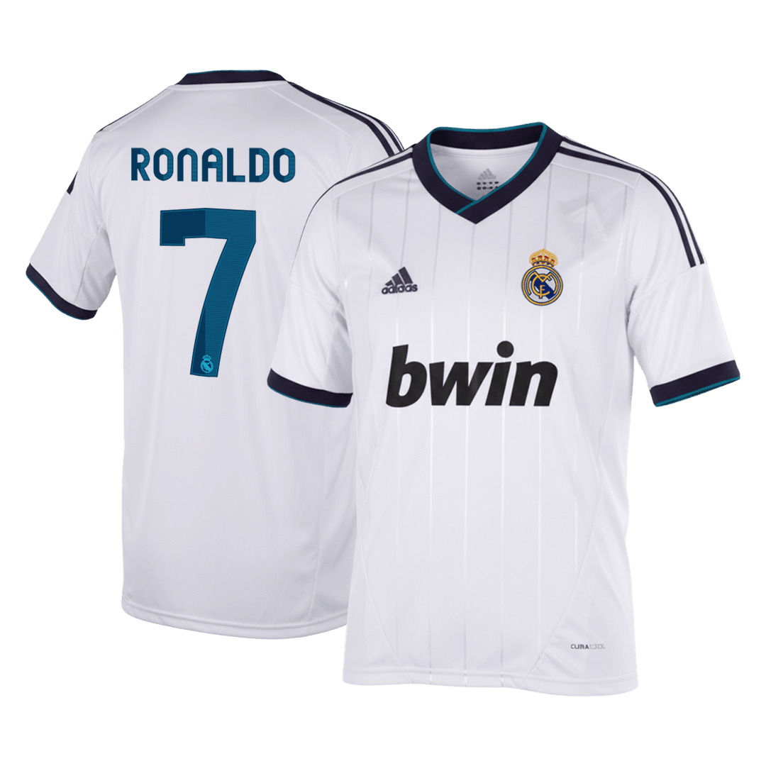 RONALDO #7 Retro Real Madrid Thuis Voetbalshirt 2012/13