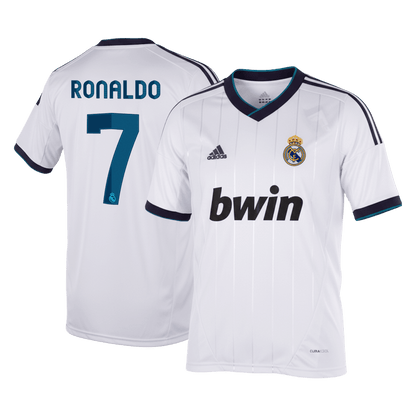 RONALDO #7 Retro Real Madrid Thuis Voetbalshirt 2012/13