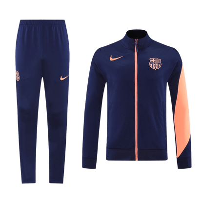 Barcelona Trainingsjack Set(Jas+Broek) 2025/26 Navy&Orange