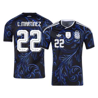 L. MARTÍNEZ #22 Heren Argentina Uit Voetbalshirt WK Voetbal 2026