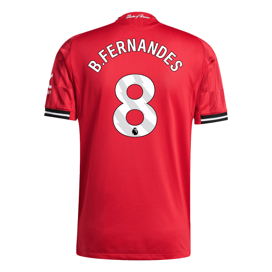 B.FERNANDES #8 Manchester United Thuis Spelersversie Voetbalshirt 2025/26 - Slim Fit