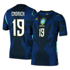 ENDRICK #19 Brazil Uit Spelersversie Voetbalshirt WK Voetbal 2026 - Slim Fit