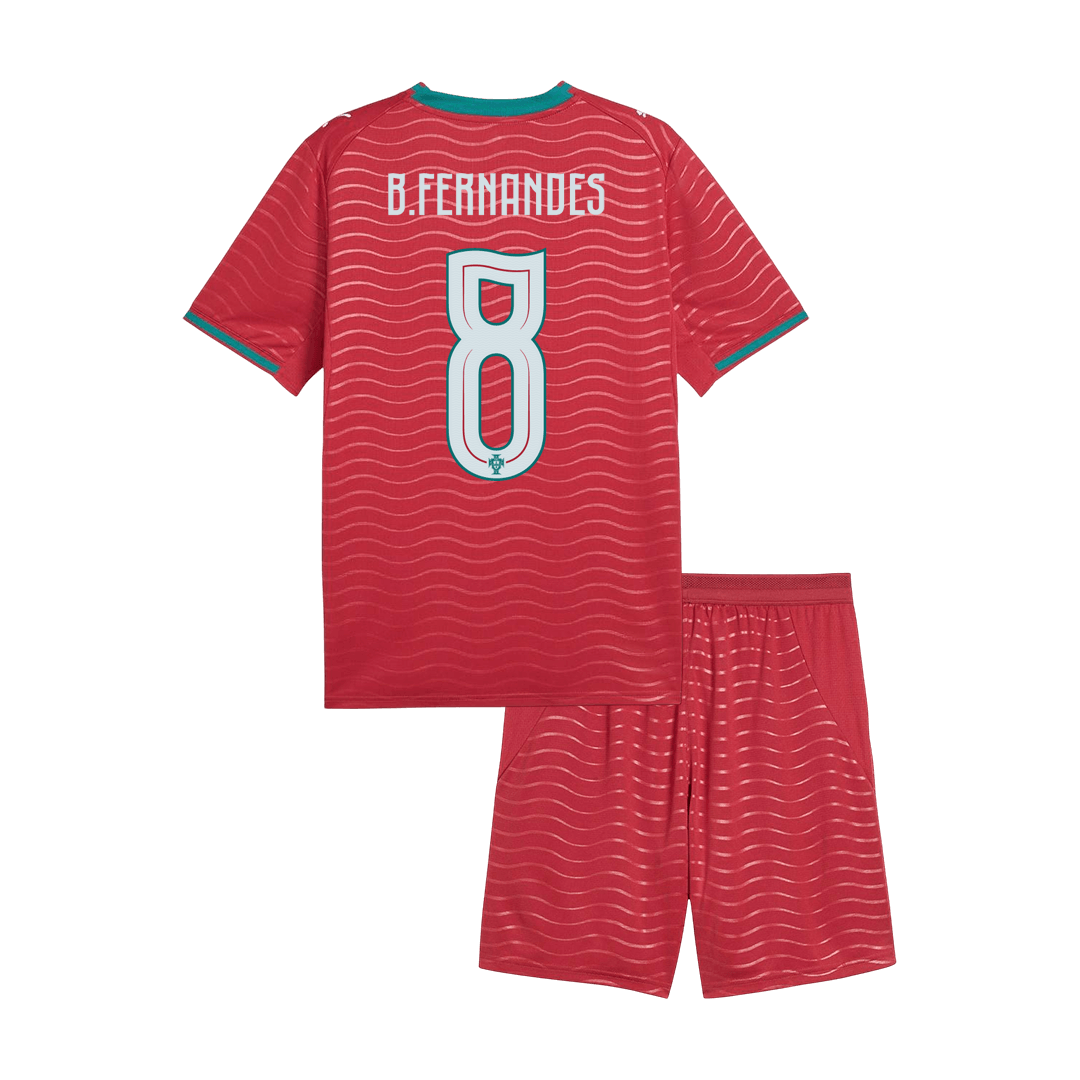B. FERNANDES #8 Jeugd Portugal Thuis Tenue 2026 [PREMIUM]