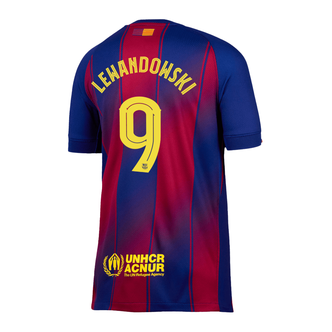 LEWANDOWSKI #9 Heren Barcelona Thuis Voetbalshirt 2025/26 - UCL [PREMIUM]