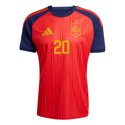 PEDRI #20 Heren Spain Thuis Voetbalshirt 2026 [PREMIUM]