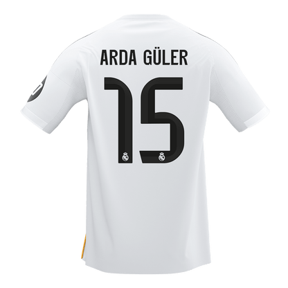 ARDA GÜLER #15 Heren Real Madrid Thuis Voetbalshirt 2025/26
