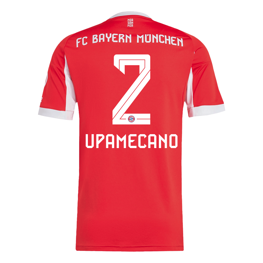 UPAMECANO #2 Heren Bayern Munich Thuis Voetbalshirt 2025/26 [PREMIUM]