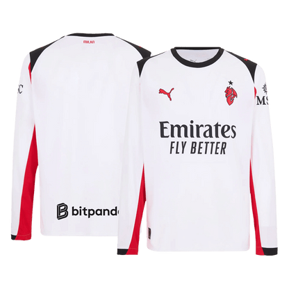 Heren AC Milan Uit Lange Mouwen Voetbalshirt 2025/26