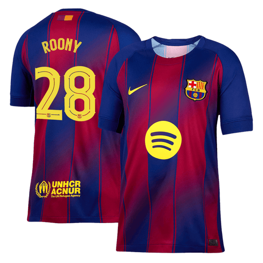 ROONY #28 Heren Barcelona Thuis Voetbalshirt 2025/26 - UCL [PREMIUM]