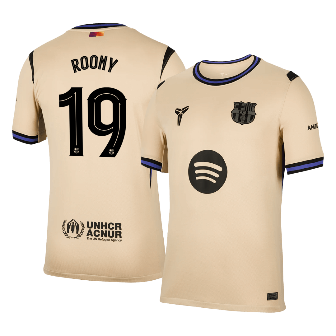 ROONY #19 Heren Barcelona Uit Voetbalshirt 2025/26 - UCL