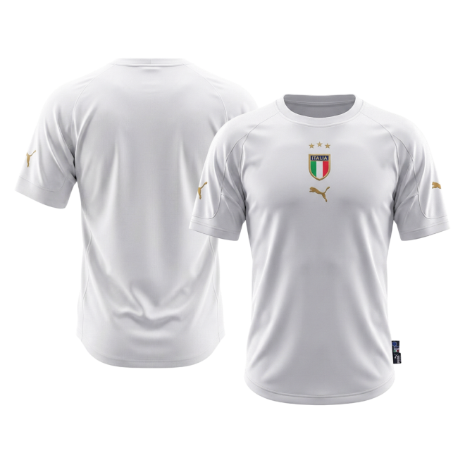 Retro Italy Uit Voetbalshirt 2004