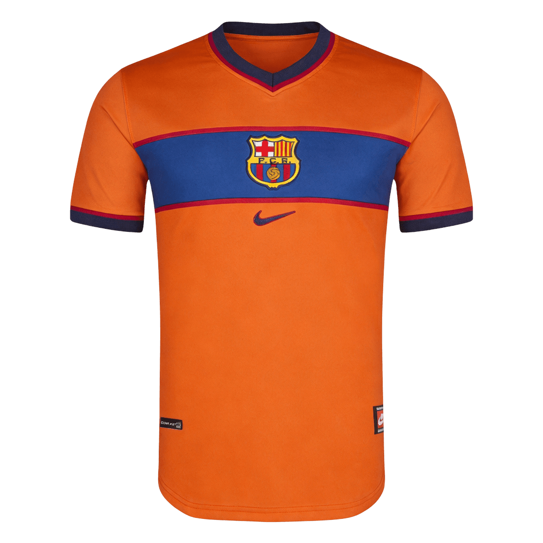 Retro Barcelona Third Voetbalshirt 1998/99 - voorkant