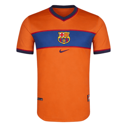 Retro Barcelona Third Voetbalshirt 1998/99 - voorkant