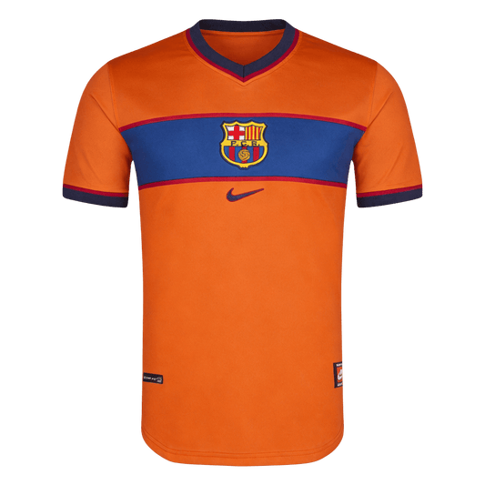 Retro Barcelona Third Voetbalshirt 1998/99 - voorkant