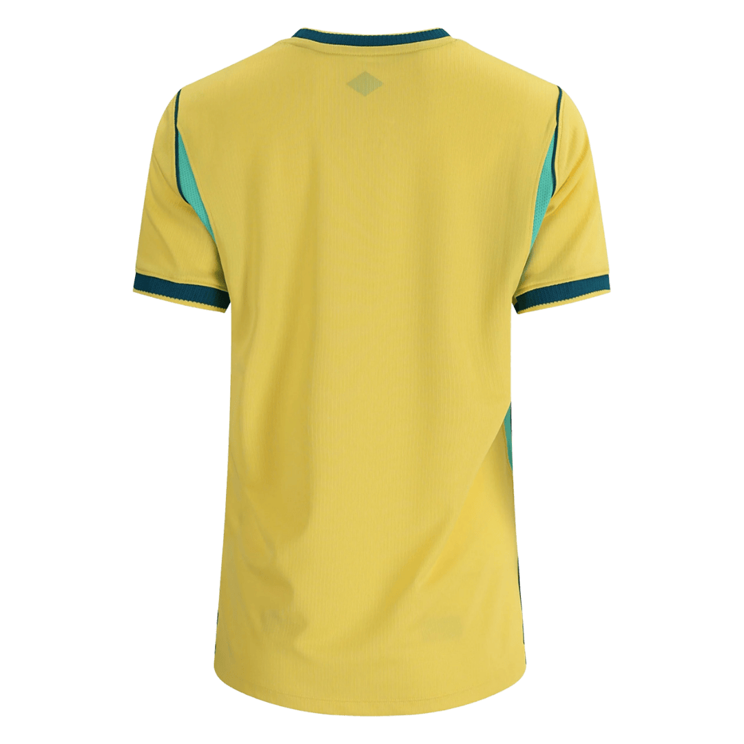 Dames Brazil Thuis Voetbalshirt 2026 - achterkant