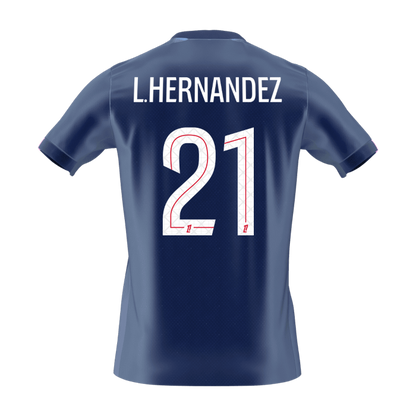 L.HERNANDEZ #21 Heren PSG Thuis Voetbalshirt 2025/26 [PREMIUM]