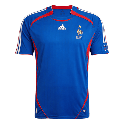Retro France Thuis Voetbalshirt 2006 - World Cup - voorkant