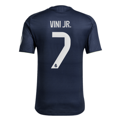 Maillot de football extérieur VINI JR. #7 Real Madrid 2025/26 - Coupe slim