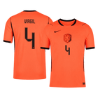 VIRGIL #4 Netherlands Thuis Spelersversie Voetbalshirt WK Voetbal 2026 - Slim Fit