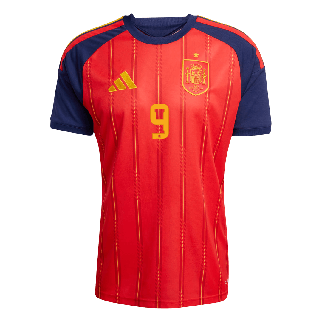 GAVI #9 Heren Spain Thuis Voetbalshirt 2026 [PREMIUM]