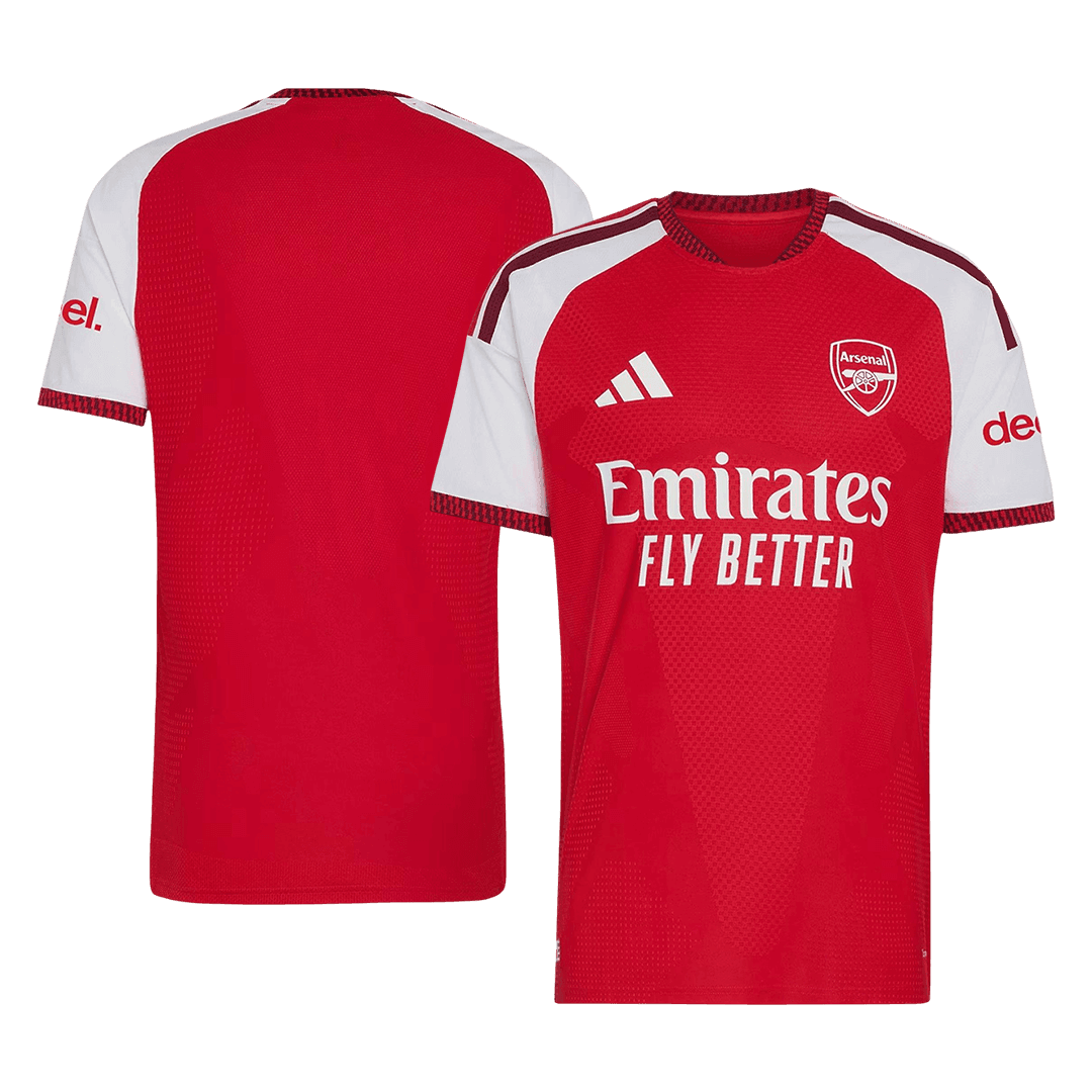 Arsenal Thuis Spelersversie Voetbalshirt 2026/27 - Slim Fit - achterkant