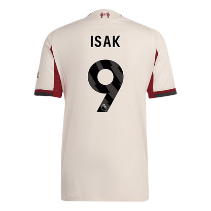 ISAK ##9 Liverpool Uit Spelersversie Voetbalshirt 2025/26 - Slim Fit