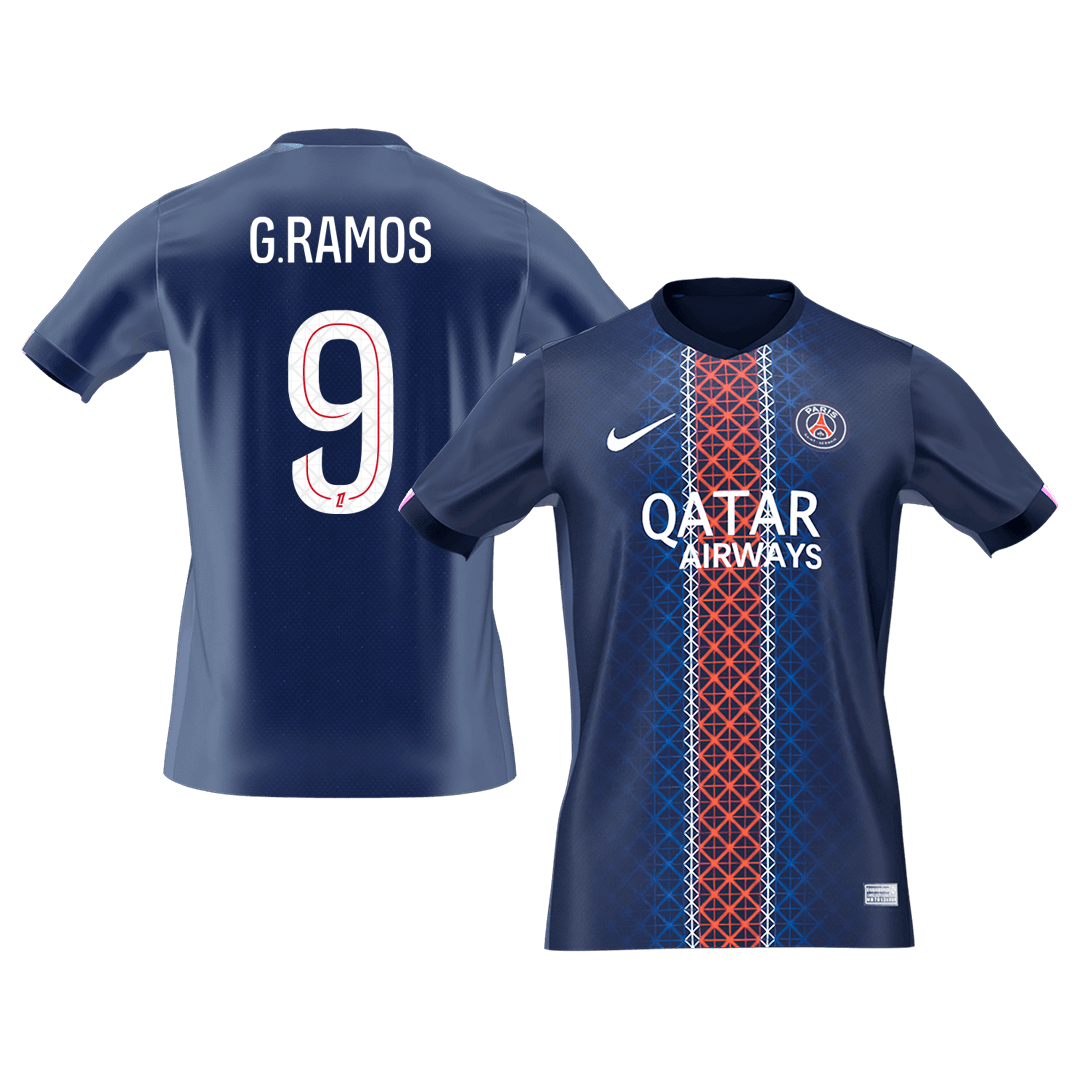G.RAMOS #9 Heren PSG Thuis Voetbalshirt 2025/26 [PREMIUM]