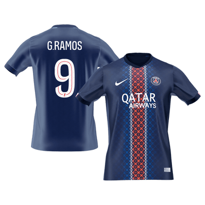 G.RAMOS #9 Heren PSG Thuis Voetbalshirt 2025/26 [PREMIUM]