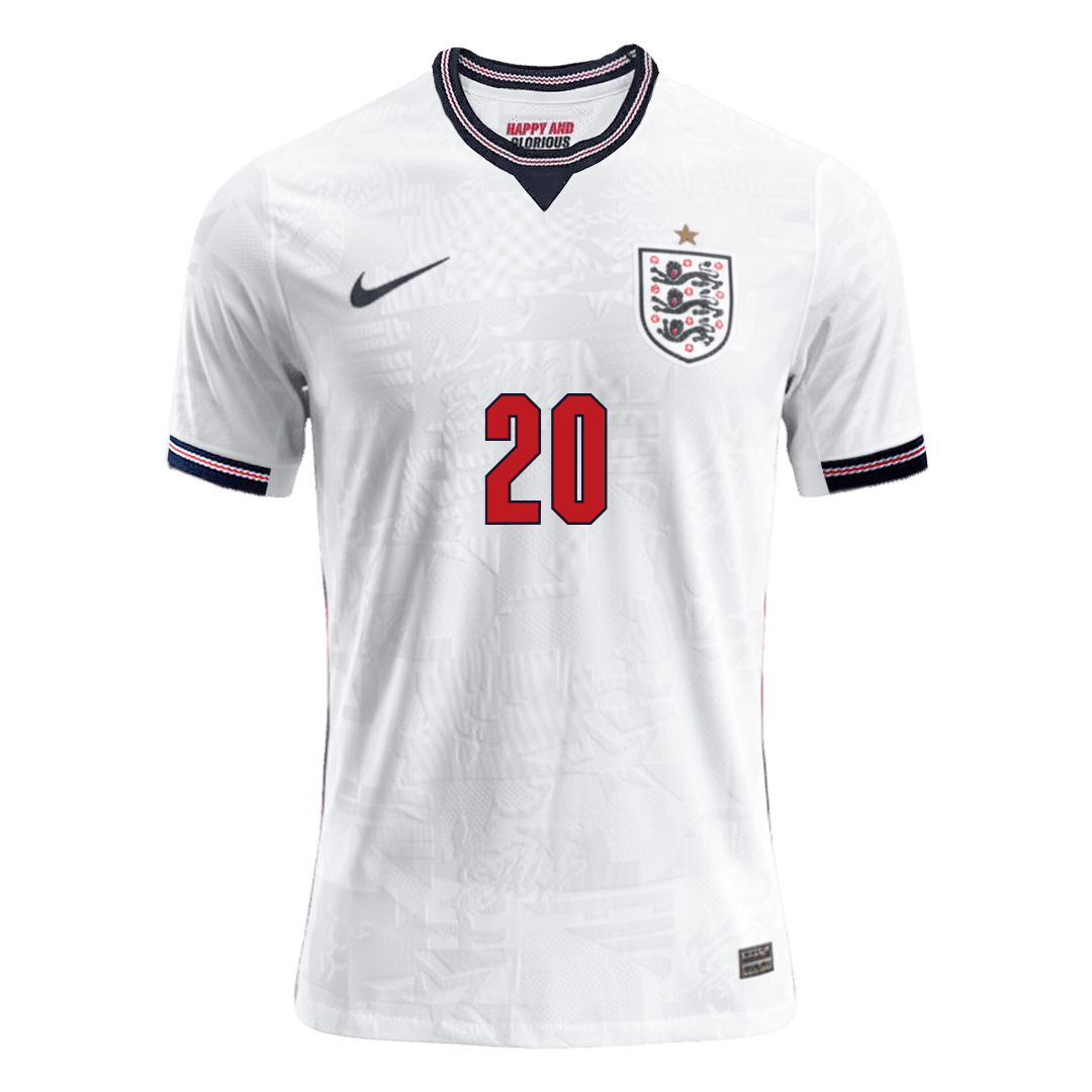 PALMER #20 England Thuis Spelersversie Voetbalshirt WK Voetbal 2026 - Slim Fit - extra
