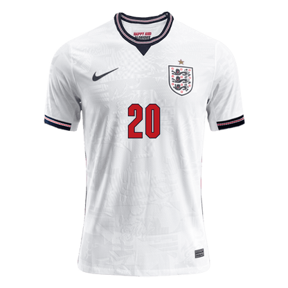 PALMER #20 England Thuis Spelersversie Voetbalshirt WK Voetbal 2026 - Slim Fit - extra