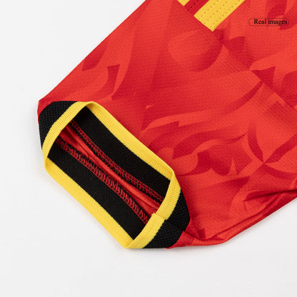 LUKAKU #9 Belgium Thuis Spelersversie Voetbalshirt WK Voetbal 2026 - Slim Fit