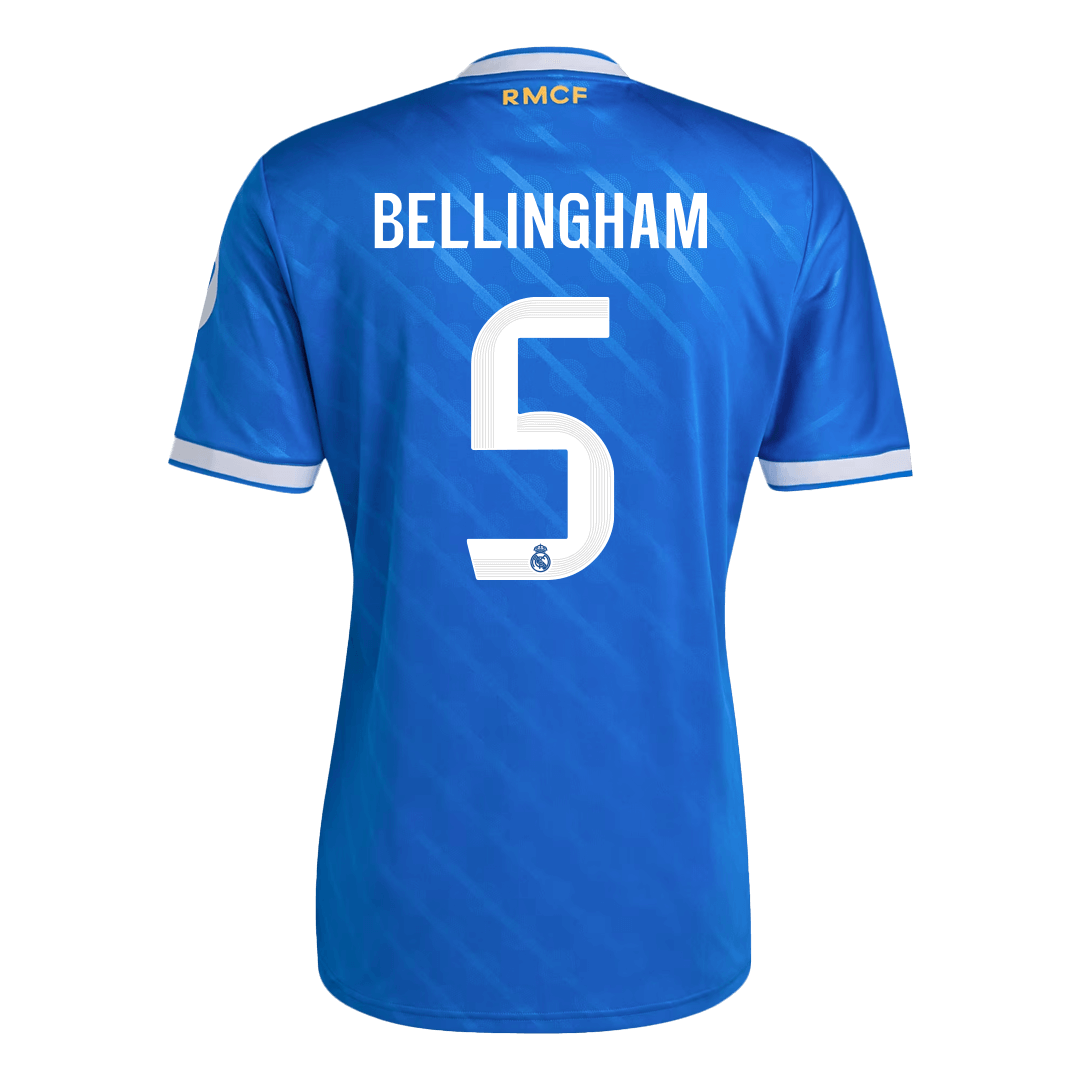 BELLINGHAM #5 Heren Real Madrid Derde Voetbalshirt 2025/26