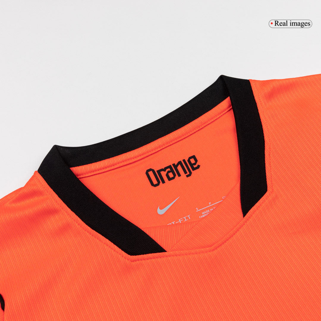 VIRGIL #4 Heren Netherlands Thuis Voetbalshirt WK Voetbal 2026