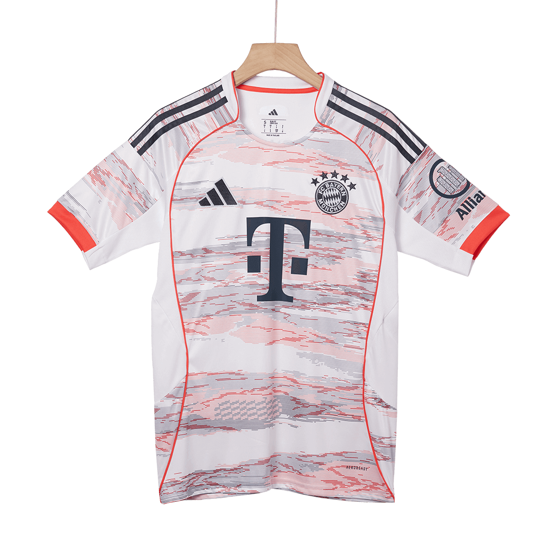 MÜLLER #25 Bayern Munich Away Soccer Jersey 2025/26 White