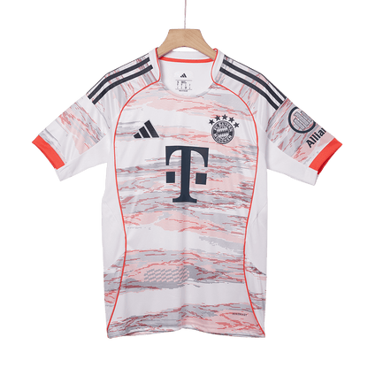MÜLLER #25 Bayern Munich Away Soccer Jersey 2025/26 White