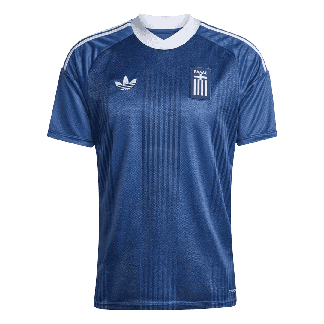 Heren Greece Uit Voetbalshirt WK Voetbal 2026 - voorkant