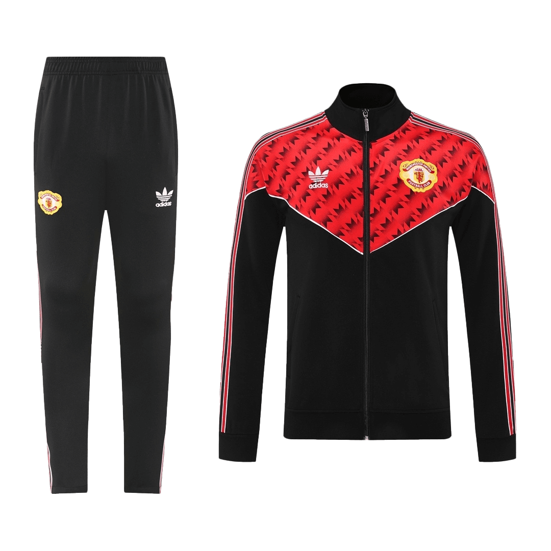 Manchester United Trainingsjack Set(Jas+Broek) 2025/26 Red&Black